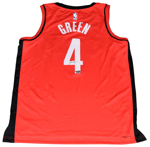 JALEN GREEN SIGNED HOUSTON ROCKETS #4 NIKE SWINGMAN JERSEY FANATICS