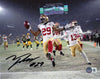 TALANOA HUFANGA SIGNED AUTOGRAPHED SAN FRANCISCO 49ERS 8x10 PHOTO BECKETT
