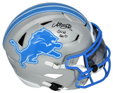 AMON-RA ST BROWN AUTOGRAPHED DETROIT LIONS SPEEDFLEX MIDI HELMET W/ SUN GOD