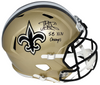 JONATHAN VILMA SIGNED NEW ORLEANS SAINTS FULL SIZE SPEED HELMET + SB XLIV CHAMPS