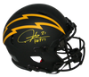 LADAINIAN TOMLINSON SIGNED SAN DIEGO CHARGERS ECLIPSE F/S SPEED AUTHENTIC HELMET