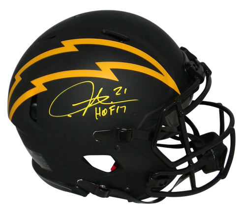 LADAINIAN TOMLINSON SIGNED SAN DIEGO CHARGERS ECLIPSE F/S SPEED AUTHENTIC HELMET