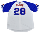 MATT OLSON SIGNED ATLANTA BRAVES #28 CITY CONNECT NIKE LIMITED JERSEY FANATICS