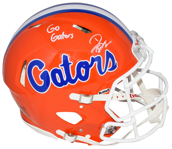 DJ LAGWAY AUTOGRAPHED FLORIDA GATORS AUTHENTIC SPEED HELMET BECKETT