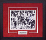 MIKE ROZIER AUTOGRAPHED NEBRASKA CORNHUSKERS 8x10 FRAMED PHOTO COA