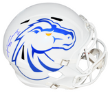 KHALIL SHAKIR AUTOGRAPHED BOISE STATE BRONCOS WHITE FULL SIZE HELMET BECKETT