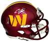 CURTIS SAMUEL SIGNED WASHINGTON COMMANDERS SPEED MINI HELMET BECKETT