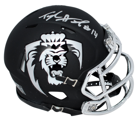 BOB GRIESE AUTOGRAPHED SIGNED PURDUE BOILERMAKERS BLACK MINI HELMET JSA