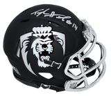 TAYLOR HEINICKE AUTOGRAPHED OLD DOMINION MONARCHS SPEED MINI HELMET BECKETT