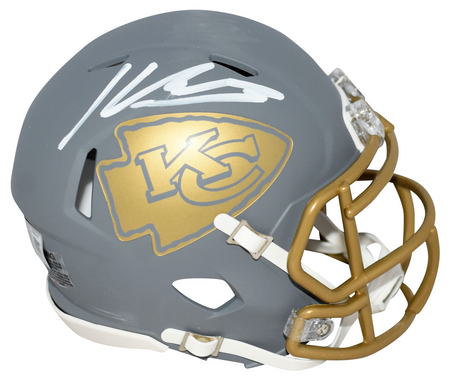ROQUAN SMITH SIGNED BALTIMORE RAVENS 2026 BLACK SPEED MINI HELMET BECKETT