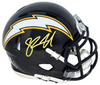 SHAWNE MERRIMAN SIGNED SAN DIEGO CHARGERS SPEED MINI HELMET BECKETT