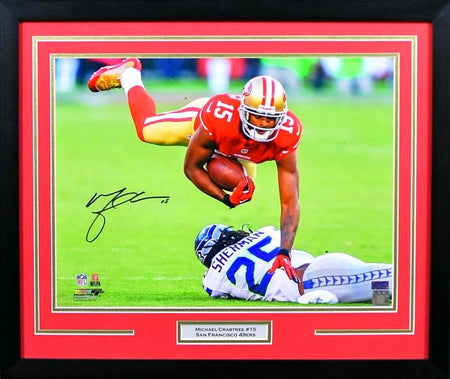 BRIAN CUSHING AUTOGRAPHED HOUSTON TEXANS 16x20 FRAMED PHOTO COA
