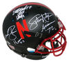 ERIC CROUCH MIKE ROZIER JOHNNY RODGERS SIGNED NEBRASKA BLACK AUTHENTIC HELMET