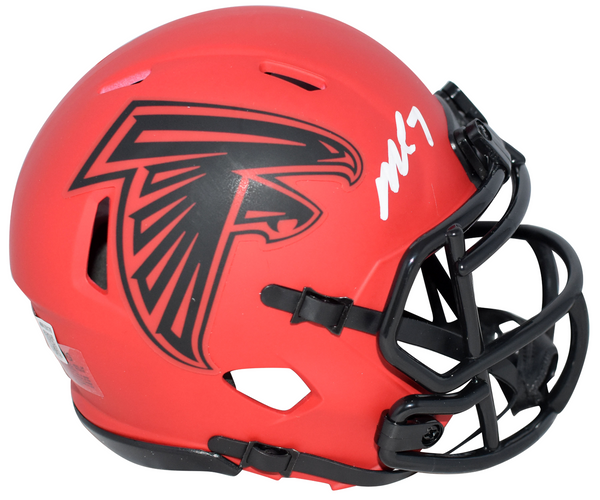 MICHAEL VICK AUTOGRAPHED ATLANTA FALCONS RAVE SPEED MINI HELMET BECKETT