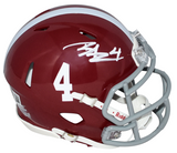 BRIAN ROBINSON JR AUTOGRAPHED ALABAMA CRIMSON TIDE SPEED MINI HELMET BECKETT