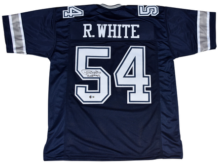 QUINNEN WILLIAMS AUTOGRAPHED DALLAS COWBOYS #92 NAVY JERSEY BECKETT