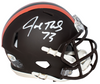 JOE THOMAS AUTOGRAPHED CLEVELAND BROWNS 2025 ALT SPEED MINI HELMET JSA