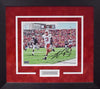 TAYLOR MARTINEZ SIGNED NEBRASKA CORNHUSKERS 8x10 FRAMED PHOTO COA