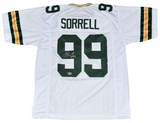 BARRYN SORRELL AUTOGRAPHED GREEN BAY PACKERS #99 WHITE JERSEY BECKETT