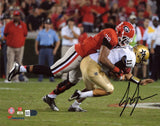 JARVIS JONES AUTOGRAPHED GEORGIA BULLDOGS 8x10 PHOTO FANATICS
