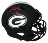 HERSCHEL WALKER SIGNED GEORGIA BULLDOGS FULL SIZE ECLIPSE HELMET W/ 82 HEISMAN