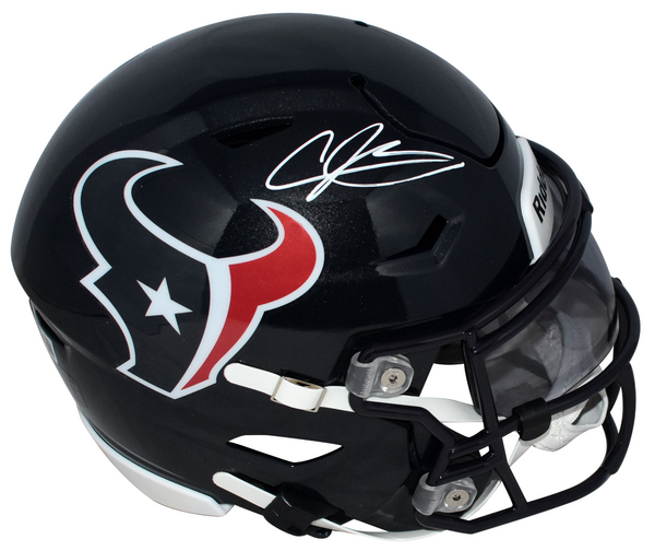 ANDRE JOHNSON AUTOGRAPHED HOUSTON TEXANS SPEEDFLEX MIDI HELMET BECKETT