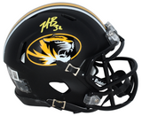 NICK BOLTON AUTOGRAPHED MISSOURI TIGERS SPEED MINI HELMET BECKETT