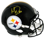 MASON RUDOLPH AUTOGRAPHED PITTSBURGH STEELERS FULL SIZE SPEED HELMET JSA