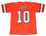 JERRY JEUDY AUTOGRAPHED SIGNED DENVER BRONCOS #10 COLOR RUSH JERSEY BECKETT