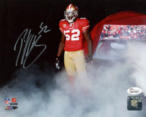 PATRICK WILLIS AUTOGRAPHED SAN FRANCISCO 49ERS 8x10 PHOTO JSA