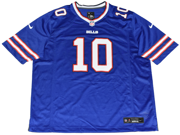 KHALIL SHAKIR AUTOGRAPHED BUFFALO BILLS #10 BLUE NIKE JERSEY W/ BILLS MAFIA