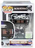 ROQUAN SMITH SIGNED BALTIMORE RAVENS #242 FUNKO POP FIGURE BECKETT