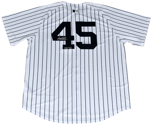 GERRIT COLE SIGNED NEW YORK YANKEES #45 NIKE LIMITED JERSEY FANATICS / MLB