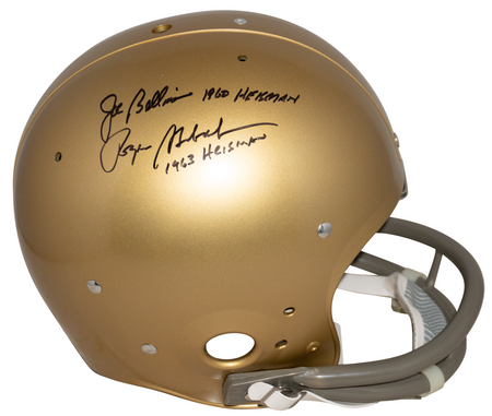 ROGER STAUBACH SIGNED NAVAL NAVY MIDSHIPMEN BEAT ARMY THROWBACK RK HELMET JSA