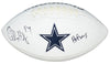 CHARLES HALEY SIGNED DALLAS COWBOYS WHITE LOGO FOOTBALL JSA W/ HOF 2015