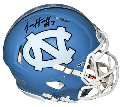 SAM HOWELL AUTOGRAPHED NORTH CAROLINA TAR HEELS AUTHENTIC SPEED HELMET BECKETT