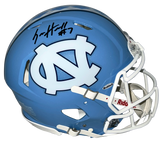 SAM HOWELL AUTOGRAPHED NORTH CAROLINA TAR HEELS AUTHENTIC SPEED HELMET BECKETT