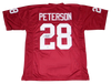 ADRIAN PETERSON SIGNED AUTOGRAPHED OKLAHOMA SOONERS #28 JERSEY BECKETT