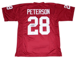 ADRIAN PETERSON SIGNED AUTOGRAPHED OKLAHOMA SOONERS #28 JERSEY BECKETT