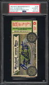 ROGER STAUBACH SIGNED 1963 NAVY MIDSHIPMEN TICKET PSA AUTO 10 W/ HEISMAN 63