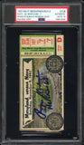 ROGER STAUBACH SIGNED 1963 NAVY MIDSHIPMEN TICKET PSA AUTO 10 W/ HEISMAN 63
