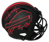 DOUG FLUTIE SIGNED BUFFALO BILLS ECLIPSE FULL SIZE SPEED HELMET BECKETT
