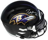 RAY LEWIS AUTOGRAPHED BALTIMORE RAVENS SPEEDFLEX MIDI HELMET BECKETT
