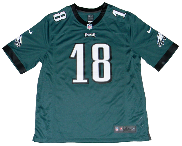 JALEN REAGOR AUTOGRAPHED SIGNED PHILADELPHIA EAGLES #18 NIKE JERSEY BECKETT