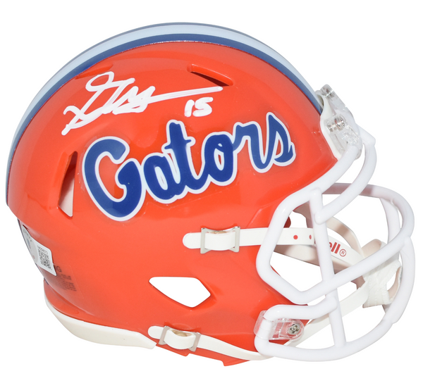GRAHAM MERTZ AUTOGRAPHED SIGNED FLORIDA GATORS SPEED MINI HELMET BECKETT