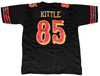 GEORGE KITTLE SIGNED SAN FRANCISCO 49ERS #85 BLACK RIVALRIES JERSEY BECKETT