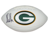STERLING SHARPE SIGNED AUTOGRAPHED GREEN BAY PACKERS LOGO FOOTBALL BECKETT