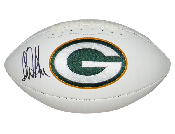 STERLING SHARPE SIGNED AUTOGRAPHED GREEN BAY PACKERS LOGO FOOTBALL BECKETT