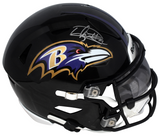DERRICK HENRY AUTOGRAPHED BALTIMORE RAVENS SPEEDFLEX MIDI HELMET BECKETT