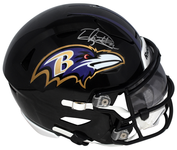 DERRICK HENRY AUTOGRAPHED BALTIMORE RAVENS SPEEDFLEX MIDI HELMET BECKETT